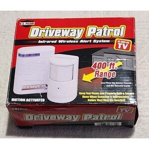 New Driveway Patrol Wireless Garage Motion Sensor Alarm System Infrared‎ 400'